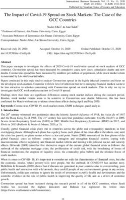 The Impact of Covid-19 Spread on Stock Markets: The Case of the GCC Countries - Canadian ...