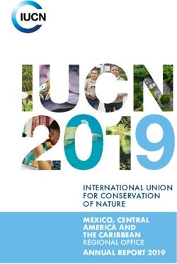 MEXICO, CENTRAL AMERICA AND THE CARIBBEAN - REGIONAL OFFICE INTERNATIONAL UNION FOR CONSERVATION OF NATURE