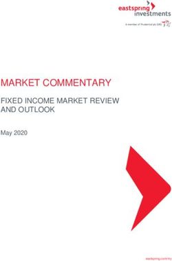 MARKET COMMENTARY FIXED INCOME MARKET REVIEW AND OUTLOOK May 2020 - Eastspring Investments