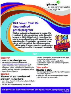 Girl Power Can't Be Quarantined patch program - Girl Scouts of the ...
