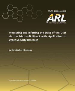 Measuring and Inferring the State of the User via the Microsoft Kinect with Application to Cyber Security Research - by Christopher J Garneau