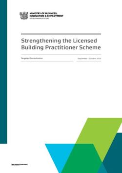 Strengthening the Licensed Building Practitioner Scheme - Targeted Consultation
