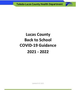 Lucas County Back to School COVID-19 Guidance 2021 2022 - Toledo-Lucas County Health Department