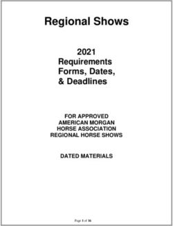 Regional Shows 2021 Requirements Forms, Dates, & Deadlines - FOR APPROVED AMERICAN MORGAN HORSE ASSOCIATION