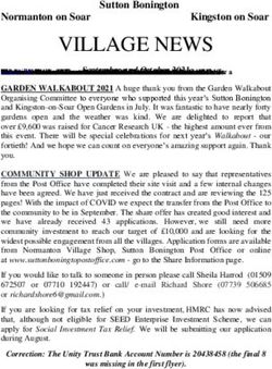 VILLAGE NEWS SUTTON BONINGTON NORMANTONONSOAR KINGSTONONSOAR - SUTTON ...