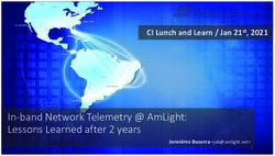 IN-BAND NETWORK TELEMETRY @ AMLIGHT: LESSONS LEARNED AFTER 2 YEARS - CI LUNCH AND LEARN / JAN 21ST, 2021 - AMLIGHT-INT