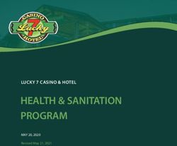 HEALTH & SANITATION PROGRAM - LuckyLucky - Lucky 7 Casino