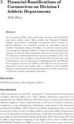 5 Financial Ramifications of Coronavirus on Division I Athletic Departments