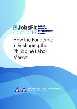 JobsFit How the Pandemic is Reshaping the Philippine Labor Market - LABOR MARKET INFORMATION REPORT - DOLE-RO3