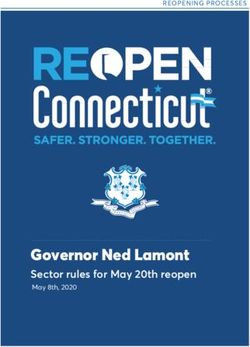 Governor Ned Lamont Sector rules for May 20th reopen May 8th, 2020 - REOPENING PROCESSES - CT.gov