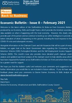 Economic Bulletin - Issue 8 - February 2021 - Staffordshire ...