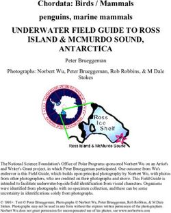 UNDERWATER FIELD GUIDE TO ROSS ISLAND & MCMURDO SOUND, ANTARCTICA