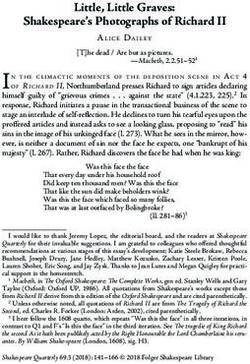 Little, Little Graves: Shakespeare's Photographs of Richard II