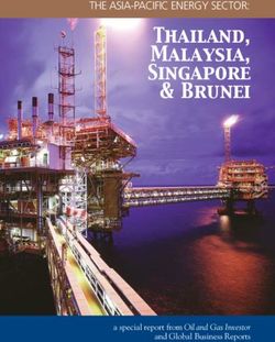 Thailand, Malaysia, Singapore & Brunei - THE ASIA-PACIFIC ENERGY SECTOR: a special report from Oil and Gas Investor and Global Business Reports