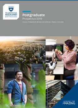 Postgraduate Prospectus 2019 - THE UNIVERSITY OF AUCKLAND