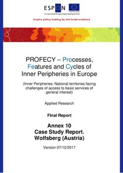PROFECY - Processes, Features and Cycles of Inner Peripheries in Europe - ESPON