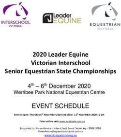 2020 Leader Equine Victorian Interschool Senior Equestrian State Championships