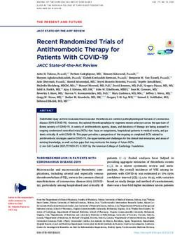 Recent Randomized Trials of Antithrombotic Therapy for Patients With COVID-19