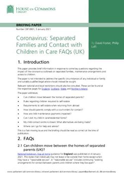Coronavirus: Separated Families and Contact with Children in Care FAQs (UK)
