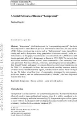 A Social Network of Russian "Kompromat"