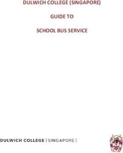 DULWICH COLLEGE (SINGAPORE) GUIDE TO SCHOOL BUS SERVICE - Dulwich College ...