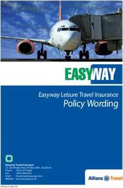 Policy Wording Easyway Leisure Travel Insurance - Easyway Travel Insurance L3, 126 Khyber Pass, PO Box 3981, Auckland Phone Fax Email Website