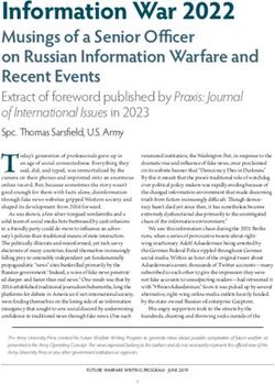 Information War 2022 - Army ...