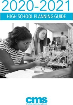 2020-2021 HIGH SCHOOL PLANNING GUIDE - Charlotte ...