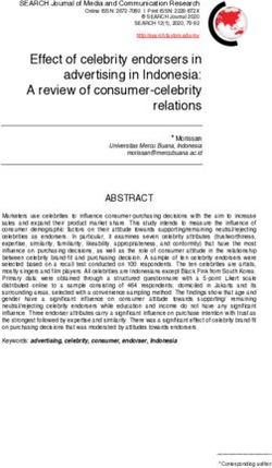 Effect of celebrity endorsers in advertising in Indonesia: A review of consumer-celebrity relations
