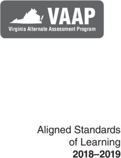 VAAP - Aligned Standards of Learning 2018-2019 - Virginia Alternate Assessment Program - Virginia ...