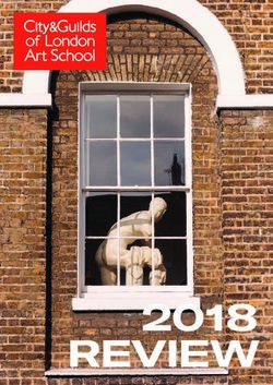 2018 City & Guilds | London Art School