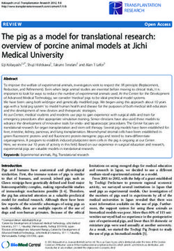 The pig as a model for translational research: overview of porcine animal models at Jichi Medical University