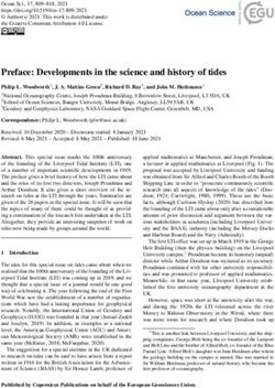 Preface: Developments in the science and history of tides