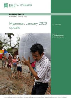 Myanmar: January 2020 update - BRIEFING PAPER Number 8443, 7 January 2020 - UK Parliament