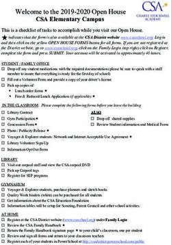 Welcome to the 2019-2020 Open House - CSA Elementary Campus - Charyl Stockwell ...