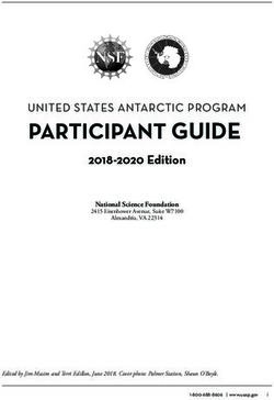 PARTICIPANT GUIDE 2018-2020 Edition - UNITED STATES ANTARCTIC PROGRAM