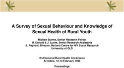 A Survey of Sexual Behaviour and Knowledge of Sexual Health of Rural Youth