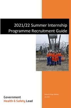 2021/22 Summer Internship Programme Recruitment Guide /22