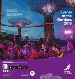Events at the Gardens 2018 - Gardens by the Bay