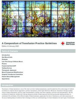A Compendium of Transfusion Practice Guidelines - Red Cross Blood Donation