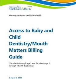 Access to Baby and Child Dentistry/Mouth Matters Billing Guide - Washington Apple Health Medicaid - For clients through age 5 and for clients ...