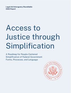 Access to Justice through Simplification - A Roadmap for People ...