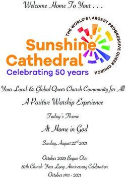 At Home in God Today's Theme - Welcome Home To Your - A Positive Worship Experience - Sunshine Cathedral