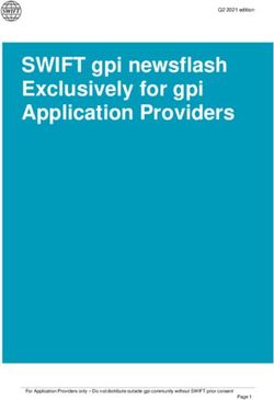 SWIFT gpi newsflash Exclusively for gpi Application Providers