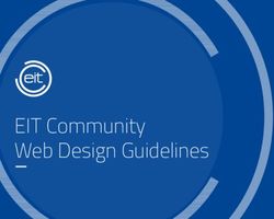 EIT Community Web Design Guidelines - EIT RawMaterials