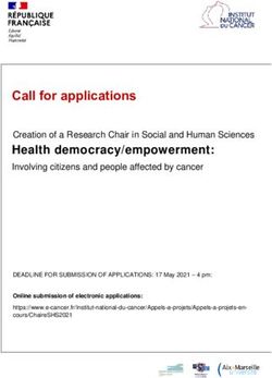 Call for applications - Creation of a Research Chair in Social and Human Sciences - Institut National Du Cancer