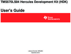 User's Guide TMS570LS04 Hercules Development Kit (HDK)