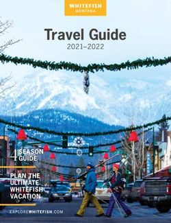 Travel Guide - GUIDE 4 PLAN THE ULTIMATE WHITEFISH VACATION - Elebase