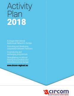 Activity Plan 2018 - CIRCOM Regional