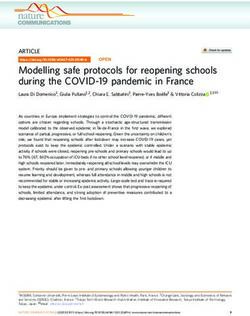 Modelling safe protocols for reopening schools during the COVID-19 pandemic in France - Nature